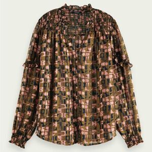 Scotch & Soda Multicolor Patterned Blouse